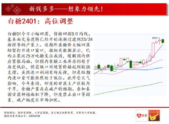 中天期货:螺纹震荡回落 白糖高位调整
