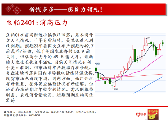 中天期货:螺纹再陷震荡 豆粕前高压力
