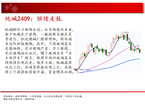 中天期货:纯碱继续走低 豆粕30均线承压  第10张