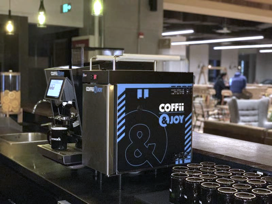 &nbsp;&nbsp;上海WeWork联合办公空间内的COFFii & JOY