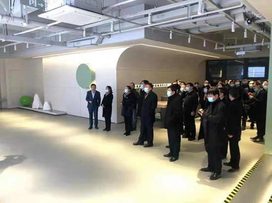 江苏省盐城市盐都区委书记王娟率家家到观摩团考察富力科创城