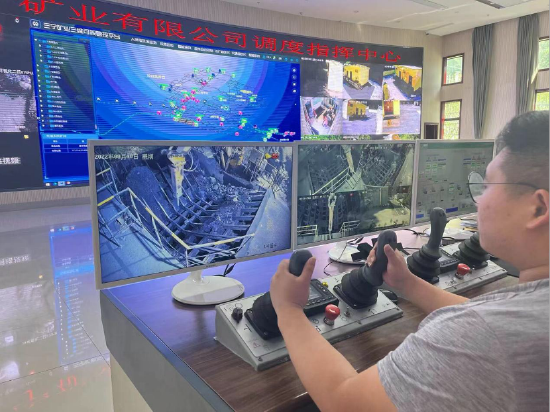 三宁矿业5G+破碎机远程操控