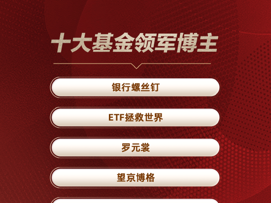 公募25周年十大基金领军博主：银行螺丝钉、罗元裳、望京博格、复利无声、ALex、揭幕者、躺赢派研究员等上榜