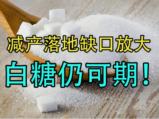 减产落地缺口放大,白糖仍可期!
