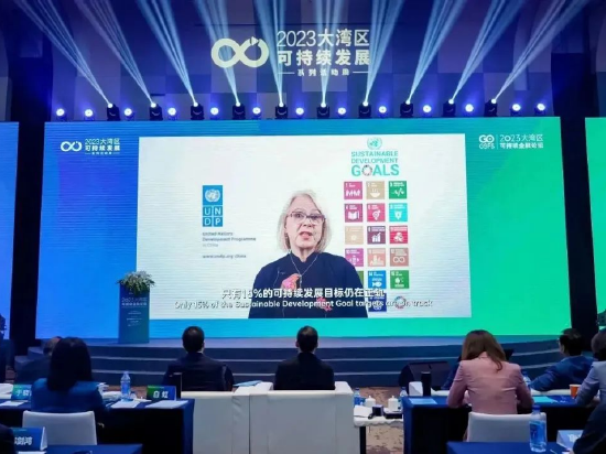 可持续金融论坛 | 联合国开发计划署驻华代表白雅婷：大湾区处于绿色金融发展有利位置