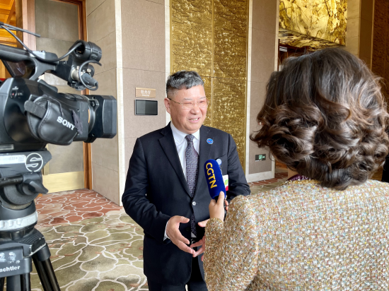 绿地集团董事长,总裁张玉良接受cgtn采访