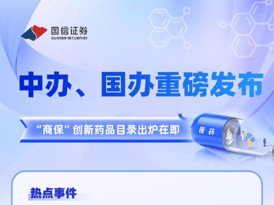 中办、国办重磅发布！“商保”创新药品目录出炉在即（附投资机会）