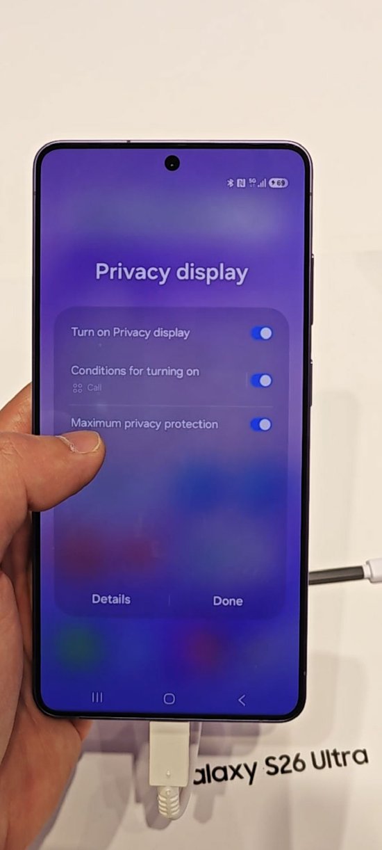 首个防窥手机来了！S26 Ultra防窥可精准到App