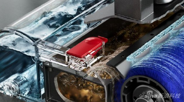 Nautik洗地滚筒配件持续刮污，独立污水箱回收