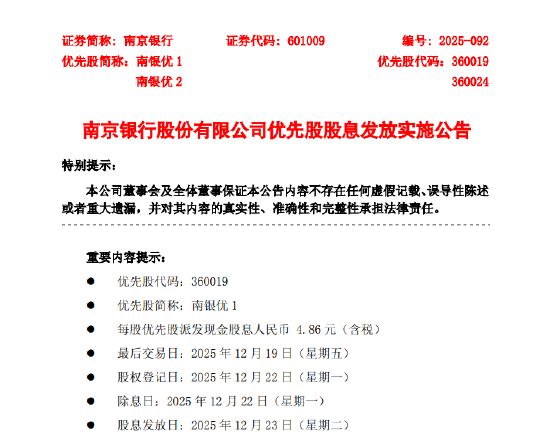 微博:e代驾优惠券回收-南京银行：“南银优1”优先股将派息每股含税4.86元