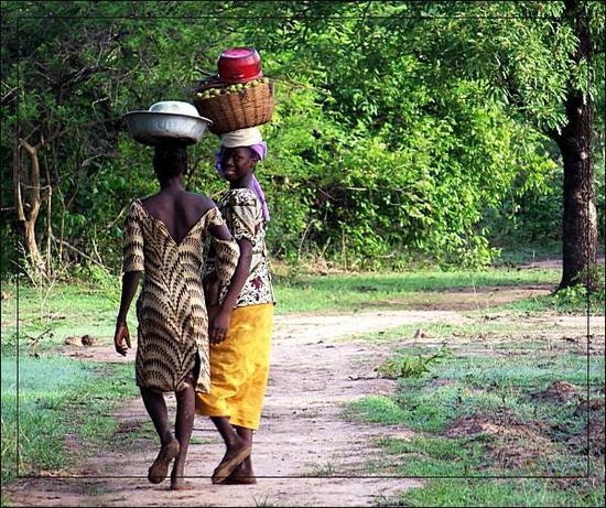 马里政府的农业发展计划，她们会成为受益者。图为马里的乡间女性