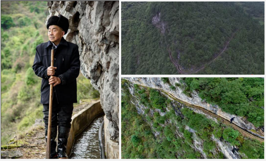 图:黄大发与大发渠