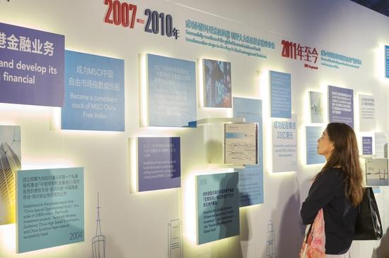 图7:"光大控股发展里程碑展示区"