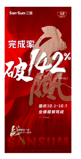 “国庆7天销售完成率超142% 三盛集团实力演绎业绩担当