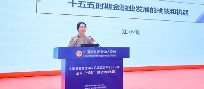 江小涓：“十五五”金融业发展的挑战和机遇