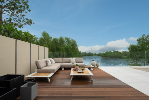 世茂碧海银湖合院样板间实景图