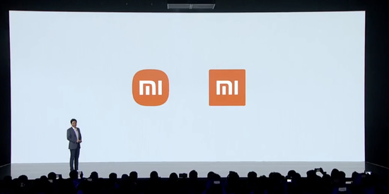 小米公司宣布今天开始启用新logo