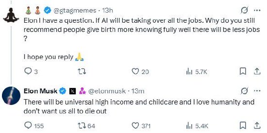 马斯克：“不希望人类灭绝”