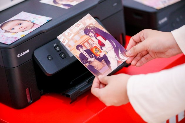 用户使用佳能G3890打印机高效输出创意素材