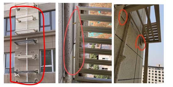 业主提供的空调外机铁架图