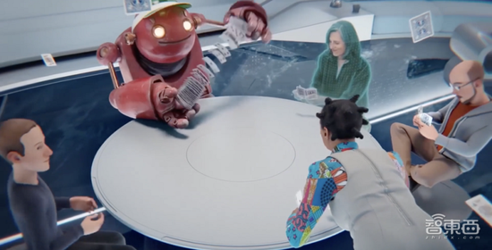 ▲Meta宣传视频中的元宇宙