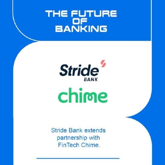 Chime拟以5.9亿美元收购Stride Bank，将持有全美银行牌照