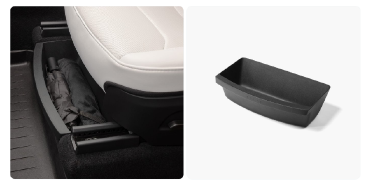 特斯拉美国推出 Model Y 座椅下储物托盘
