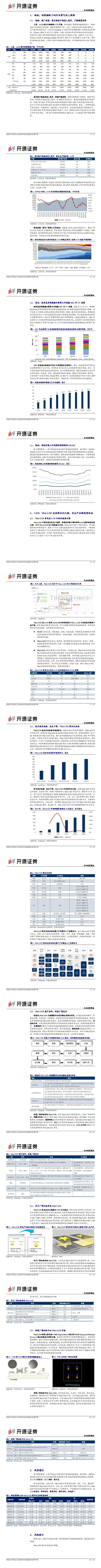 开源证券：面板景气向上 MiniLED启动商业化之路