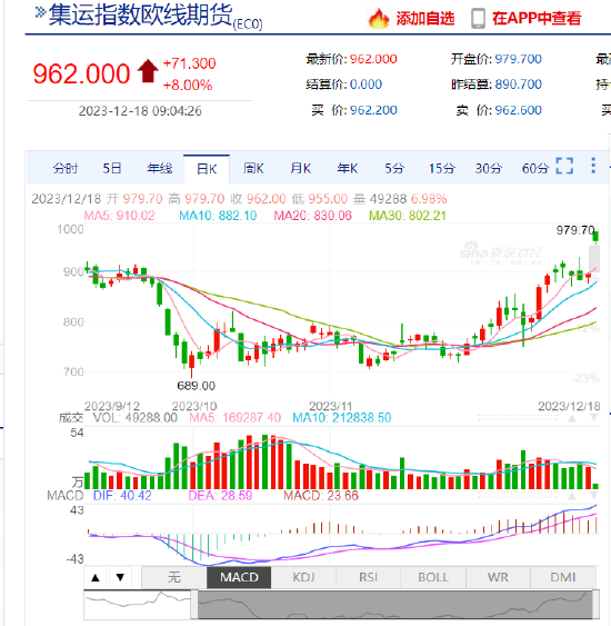 集运指数开盘涨停!到底发生了什么?