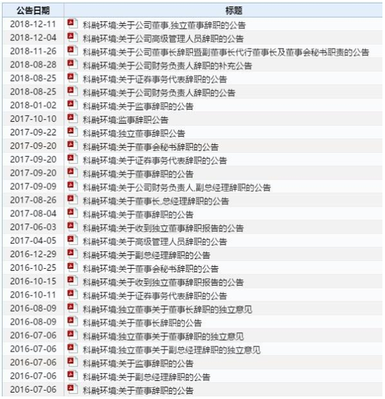 实控人变更以来公司高管辞职公告（挖贝网wabei.cn配图）