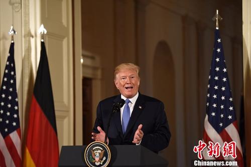 资料图:美国总统特朗普。