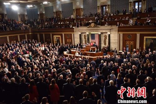 资料图：美国国会。中新社记者 沙晗汀 摄