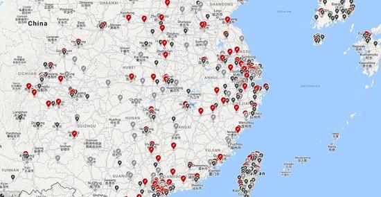 马斯克公布超级充电站地图:北美,欧洲和中国最多|特斯拉_新浪财经