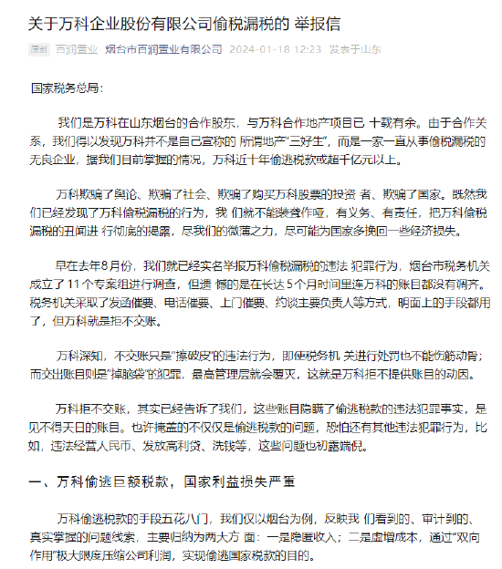 举报信截图（部分）