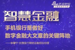 交通银行李肇宁：手机银行为做好数字金融大文章的关键阵地