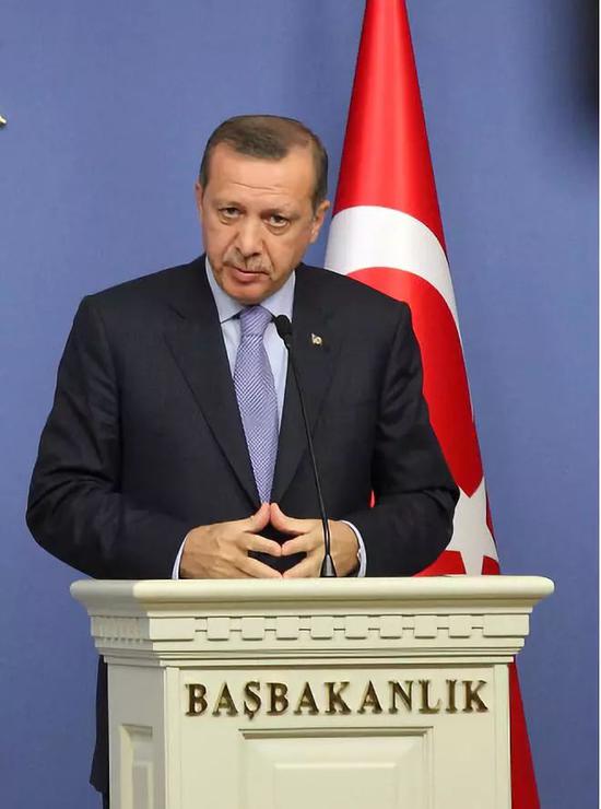 埃尔多安在国外参加记者会 图片来源:荷兰首相办公室