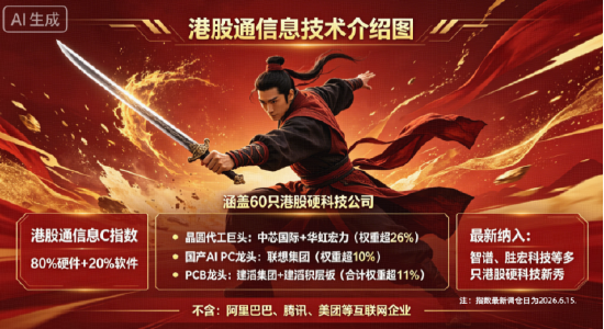 　数据来源：中证指数，截至2026.6.24。图片由AI生成。