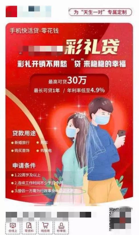 银行“彩礼贷”横空出世 花式消费贷你见过哪些？