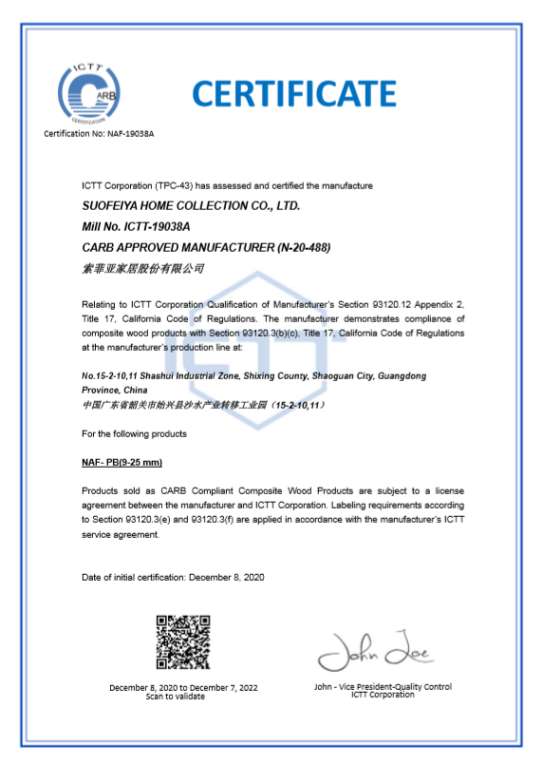 索菲亚荣获五大国际环保认可，夯实“环保超越欧标”