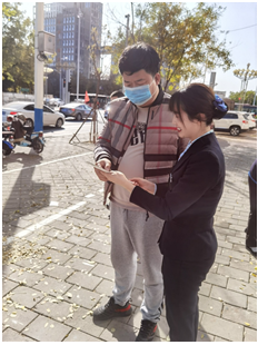 民生银行沧州新华路支行开展征信宣传活动