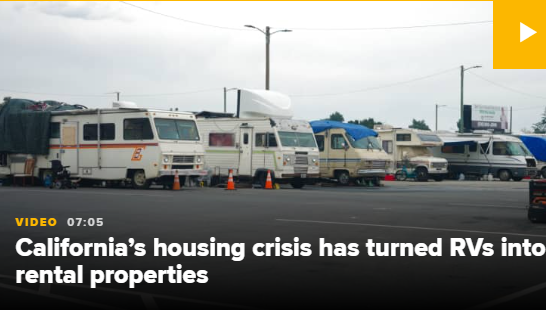 房车如何成为硅谷的住房安全网