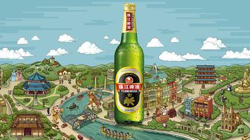 珠江啤酒与啤酒五强渐行渐远