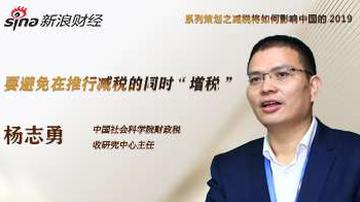 杨志勇谈减税效果：力度超乎想象
