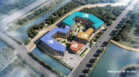 （杭州湾融创文旅城海塘文化艺术广场）