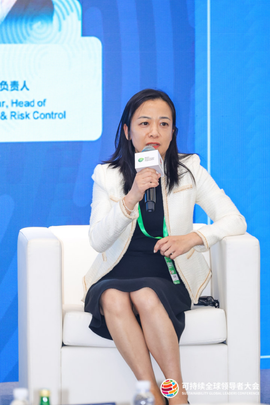 （天合光能副总裁、集团ESG管理及风控管理负责人吴肖发言）
