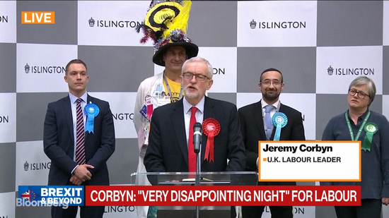 “我将不会在任何未来的大选活动中领导该党，”科尔宾说。