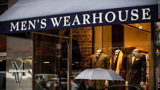 美知名男装品牌Men's Wearhouse母公司申请破产保护
