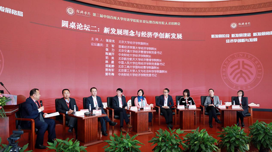 “新发展理念与经济学创新发展”圆桌论坛