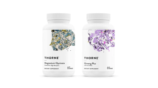 Thorne 甘氨酸镁、人参复合膳食补充剂