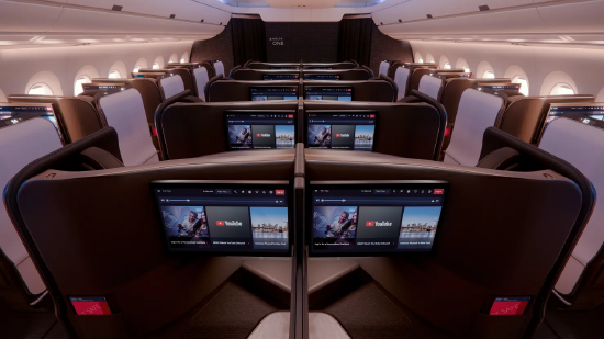 达美航空 A350 机队下一代达美一号套房客舱效果图